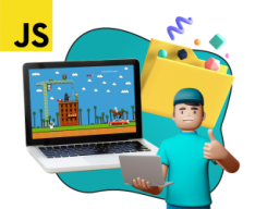 Программирование на JavaScript. Учимся создавать игры! - Школа программирования для детей, компьютерные курсы для школьников, начинающих и подростков - KIBERone г. Тимашёвск