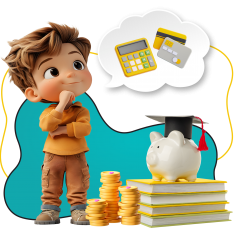 Финансовый интеллект вместе KIBERone - КИБЕРшкола программирования для детей, компьютерные курсы для школьников, начинающих и подростков - KIBERone г. Тимашёвск